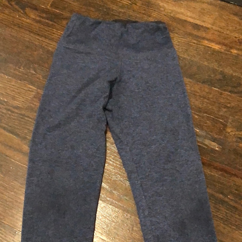 Strut leggings - marble blue /black